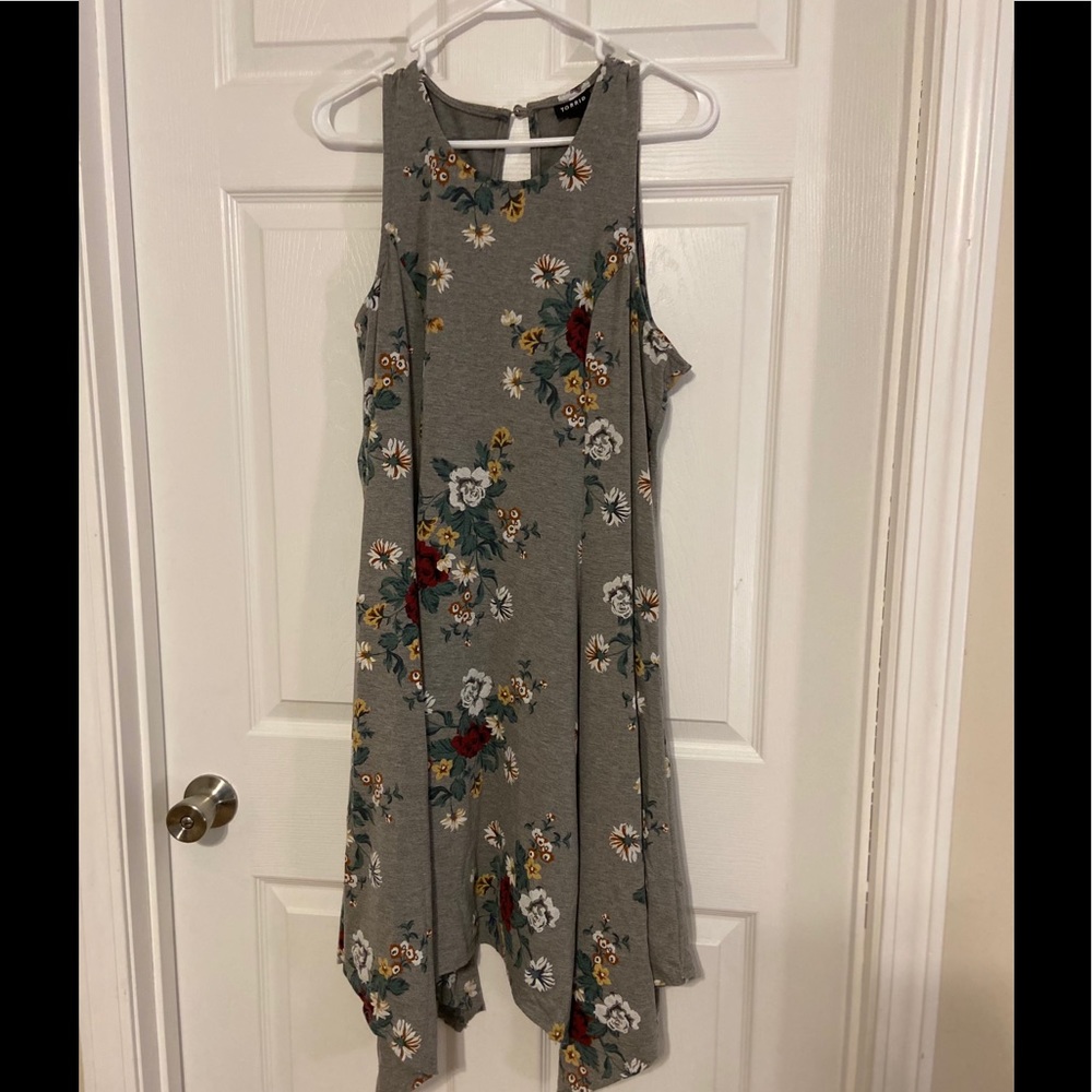 Floral handkerchief dress
